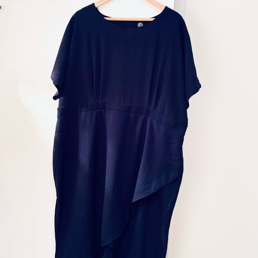 Bobeau NWT Faux Wrap Short Sleeve Fitted Waist Career Dress